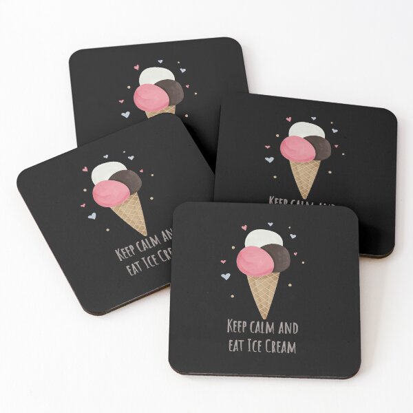 Item preview, Keep Calm and Eat Ice Cream  designed and sold by Mirosi-S.