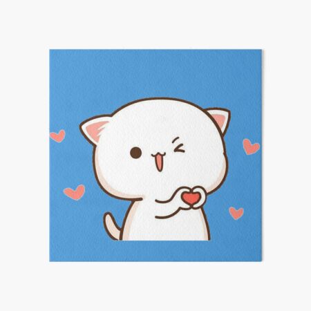 Mochi Cat, Art Board Print, tình yêu. Bức tranh Art Board lấy cảm hứng từ chú mèo Mochi đáng yêu sẽ mang lại cho bạn cảm giác yêu thương và ấm áp. Sử dụng bức tranh này để trang trí không gian sống của bạn hoặc làm quà tặng cho người thân yêu. Hãy nhấn vào hình ảnh để thưởng thức tình yêu và sự đáng yêu từ Mochi Cat.