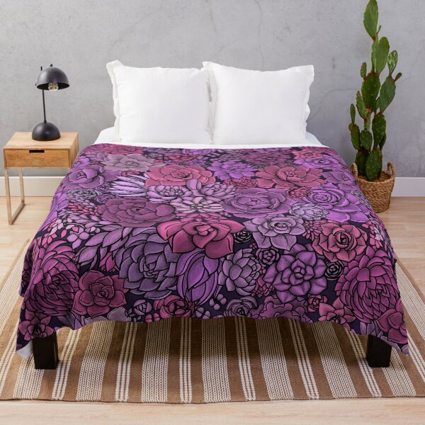 Item preview, Succulent garden in pink and violet designed and sold by Katerina Mitkova Kirilova.