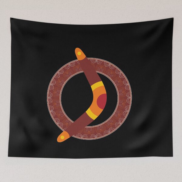 Item preview, Boomerang Dreamtime Aboriginal Australia T-Shirt Cool Design Tee designed and sold by LJ4EVER.