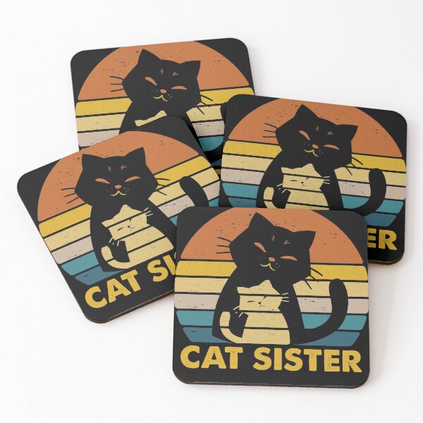 Item preview, Vintage Best Cat Sister Ever Cat Lovers Sister's Day designed and sold by Hennes643.