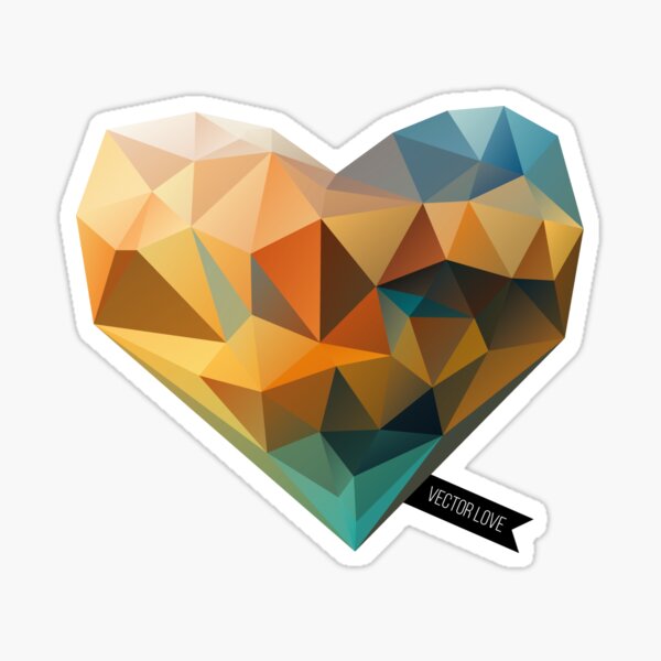 Vector Love 03 Sticker
