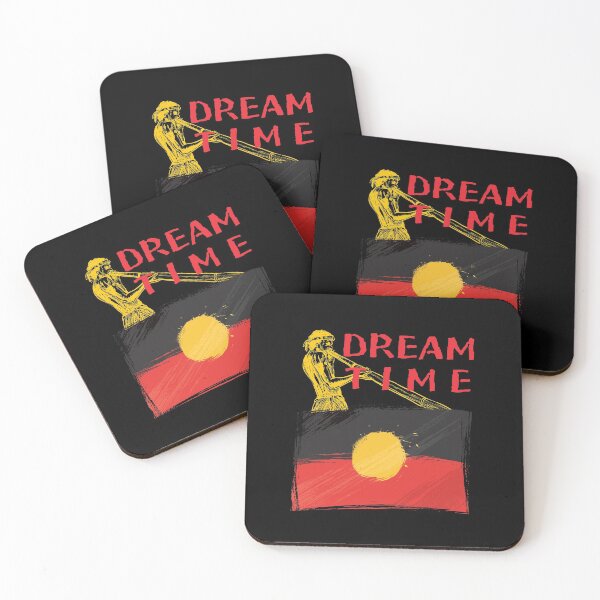 Item preview, Dreamtime Aboriginal Australia Flag T-Shirt Cool Design Tee designed and sold by LJ4EVER.