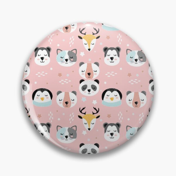 Item preview, Kawaii Animals Pattern designed and sold by YueHeng Creates ⭐⭐⭐⭐⭐.