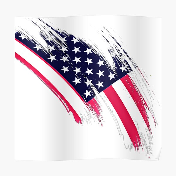 "American flag Art" Poster for Sale by iCLASSY007 Redbubble