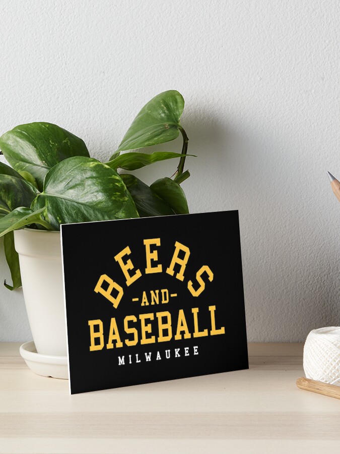 WRAPPED CANVAS 1970 Milwaukee BREWERS Print Vintage 