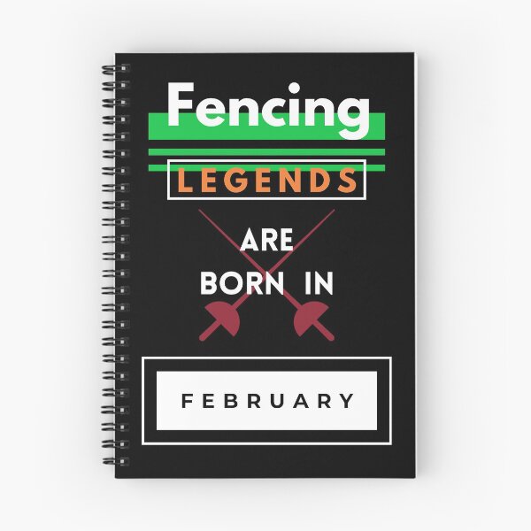 Item preview, Fencing Legends Are Born In February designed and sold by ARCASTstore.