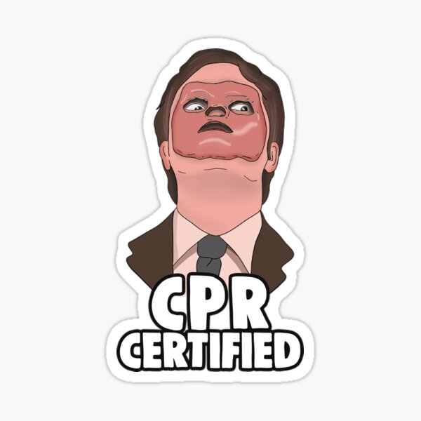 The Office Cpr Stickers for Sale | Redbubble