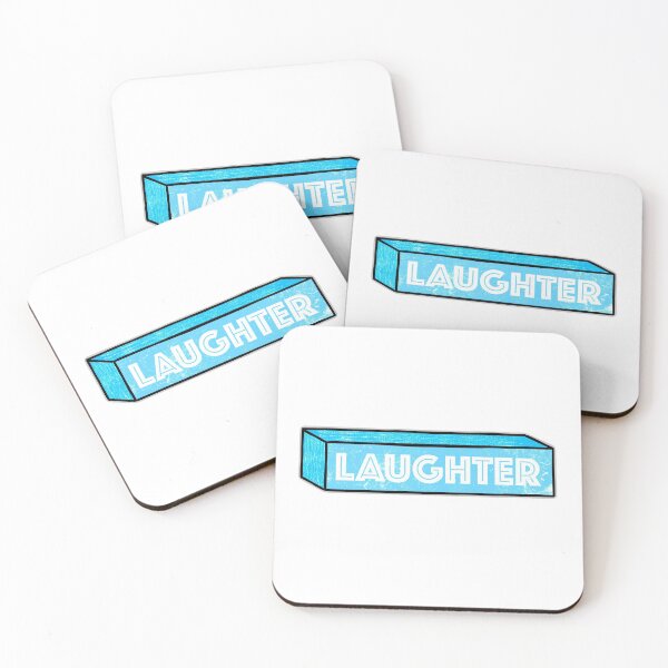 Item preview, Old lightbox sign with the word Laughter designed and sold by FontGraphics.