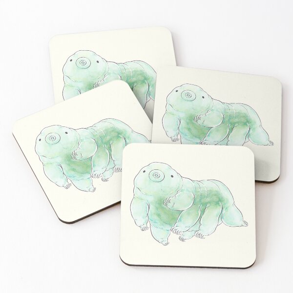 Item preview, Chubby Tardigrade "Water Bear" in Watercolor  designed and sold by ElfSama.