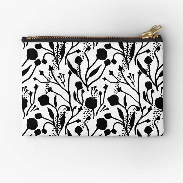 Item preview, Black Floral Pattern with White Backdrop designed and sold by Oonward2021.