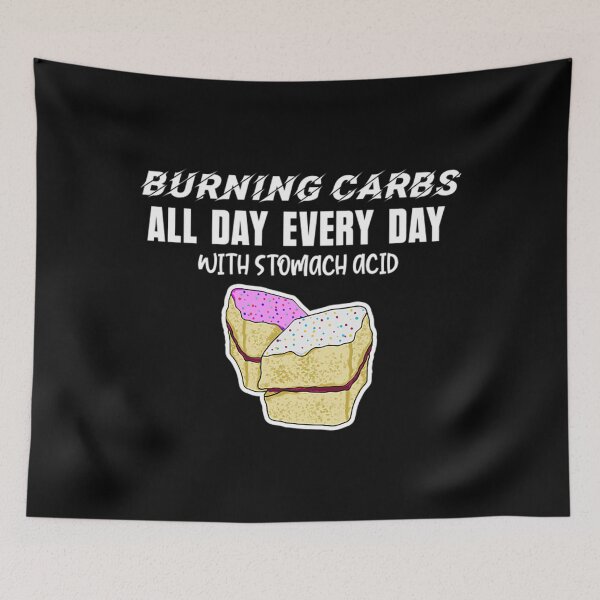 Item preview, In My Mouth T-ShirtBurning Carbs All Day Every Day Food Fitness Sarcasm designed and sold by DwellingBund.
