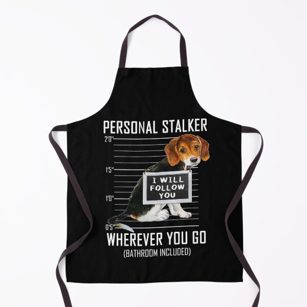 Item preview, Beagle Dog Personal Stalker I Will Follow You Mugshot Jail designed and sold by theshirtinator.