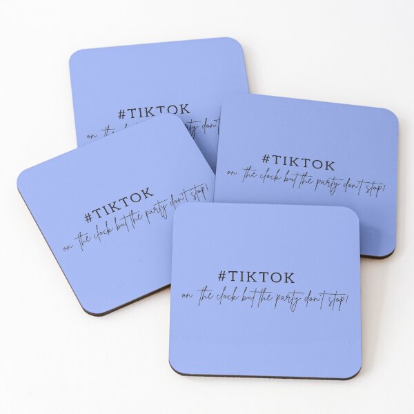 Item preview, TikTok on the clock but the party don't stop! designed and sold by Designnary.
