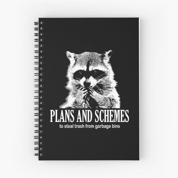 Item preview, Raccoon T-ShirtPlans and Schemes Raccoon designed and sold by DwellingBund.