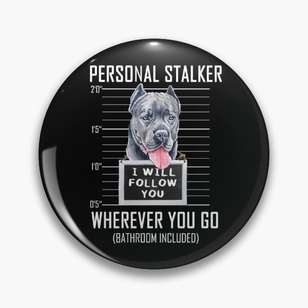 Artikelvorschau, Cane Corso Hund Personal Stalker Ich werde dir folgen Fahndungsfoto Gefängnis entworfen und verkauft von theshirtinator.
