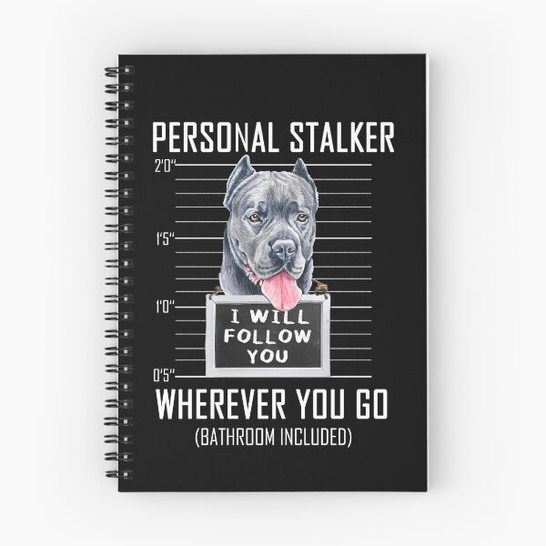 Artikelvorschau, Cane Corso Hund Personal Stalker Ich werde dir folgen Fahndungsfoto Gefängnis entworfen und verkauft von theshirtinator.