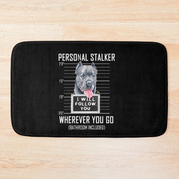Artikelvorschau, Cane Corso Hund Personal Stalker Ich werde dir folgen Fahndungsfoto Gefängnis entworfen und verkauft von theshirtinator.