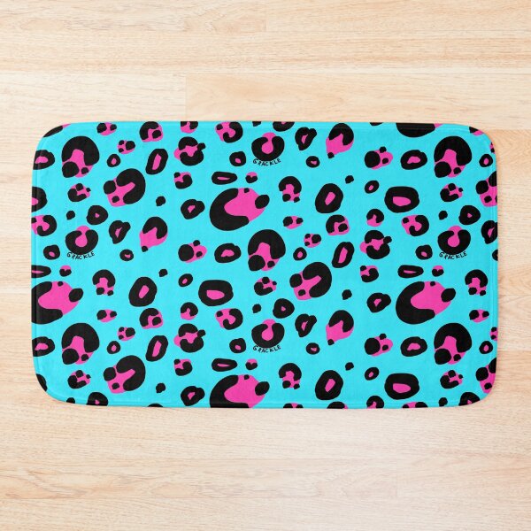 Item preview, Pink and Blue Leopard Print designed and sold by JanGrackle.