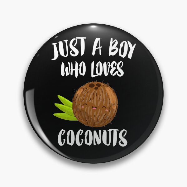 Item preview, Just A Boy Who Loves Coconuts Lover Gift designed and sold by SeleneFrances.