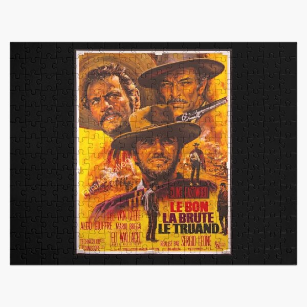 Funny Gifts For Sergio Leone The Good, The Bad And The Ugly Halloween Jigsaw Puzzle