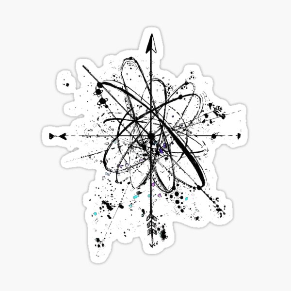 Never trust an atom, they make everything up! Sticker