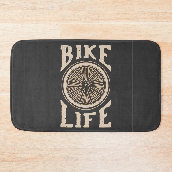Item preview, T-shirt Design Slogan Typography Bike Life with Bicycle Wheels Vintage Illustration designed and sold by Peekonet.