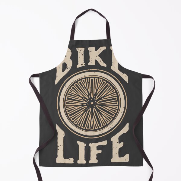 Item preview, T-shirt Design Slogan Typography Bike Life with Bicycle Wheels Vintage Illustration designed and sold by Peekonet.