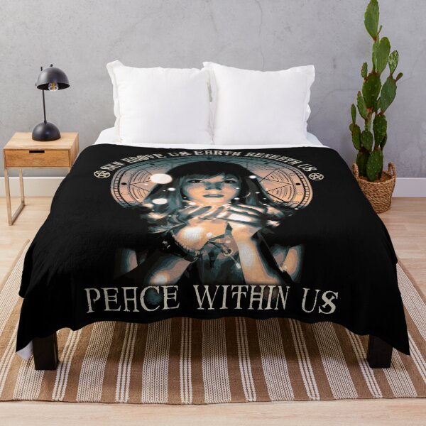 Aperçu de l'œuvre Paix en nous, Wiccan, sorcellerie, conception de cercle rituel, cadeau occulte, T-shirts de sorcière créée et vendue par Proverbial Wisdom Design.