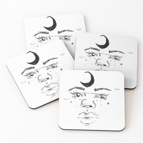 Item preview, moon face designed and sold by HelenaPremudra.