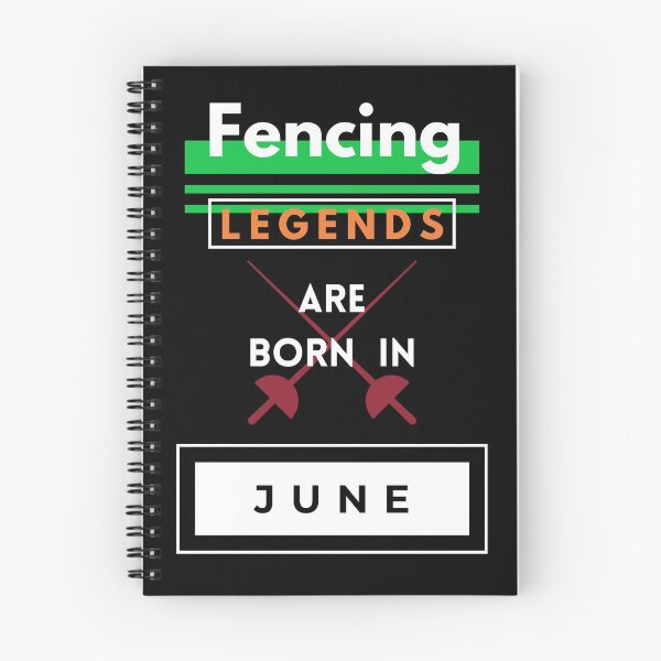 Item preview, Fencing Legends Are Born In June designed and sold by ARCASTstore.