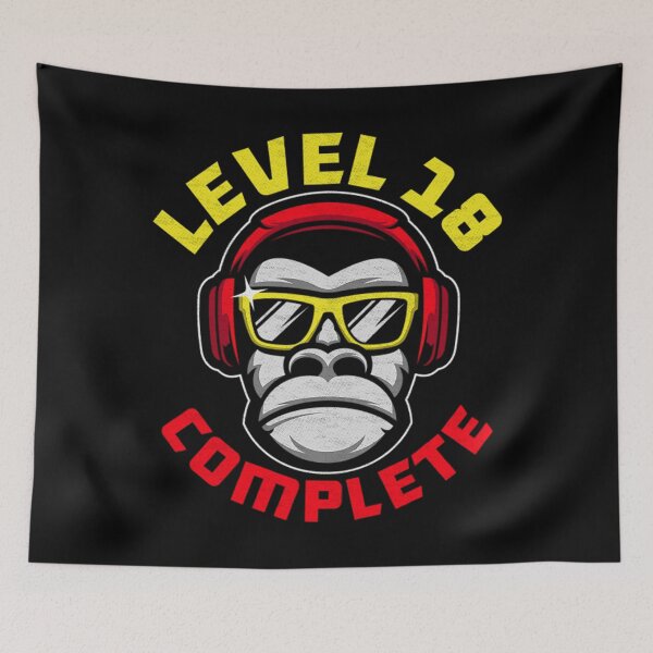 Item preview, Son T-ShirtLevel 18 Complete 18th Birthday Gamer designed and sold by DwellingBund.
