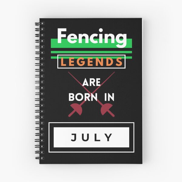 Item preview, Fencing Legends Are Born In July designed and sold by ARCASTstore.