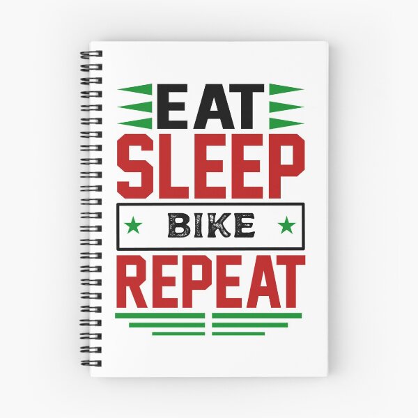 Item preview, Eat. Sleep. Bike. Repeat. (Light) designed and sold by the-krisney-way.