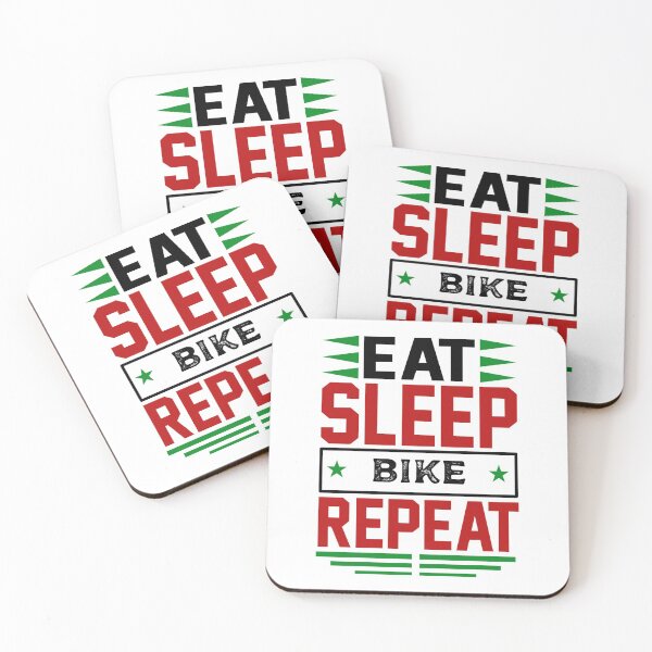 Item preview, Eat. Sleep. Bike. Repeat. (Light) designed and sold by the-krisney-way.
