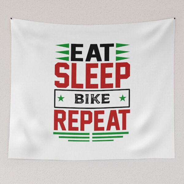 Item preview, Eat. Sleep. Bike. Repeat. (Light) designed and sold by the-krisney-way.