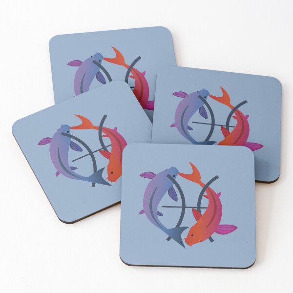 Item preview, BLUE zodiac sign fish / horoscope fish designed and sold by Itsjayrose.