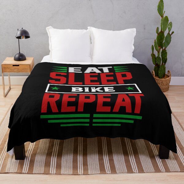 Item preview, Eat. Sleep. Bike. Repeat. (Dark) designed and sold by the-krisney-way.