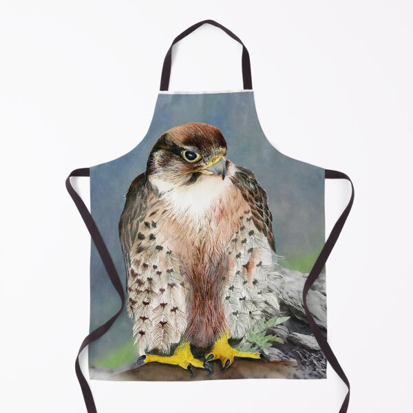 Item preview, Lanner Falcon Bird Watercolor Painting Artwork designed and sold by Alison Langridge.