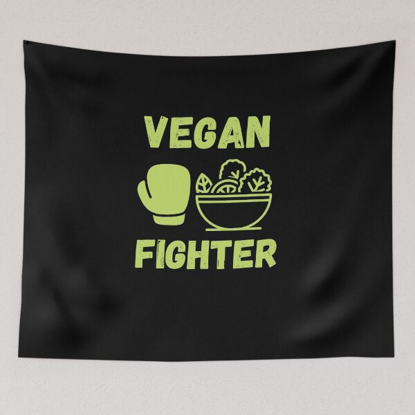 Item preview, Vegan Fighter Vegan Fighter Martial Arts designed and sold by Bearded-Viking.