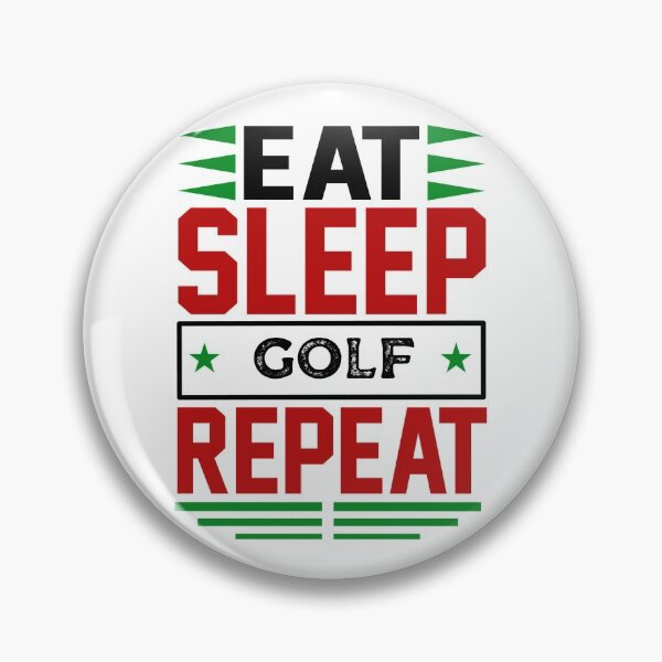 Item preview, Eat. Sleep. Golf. Repeat. (Light) designed and sold by the-krisney-way.