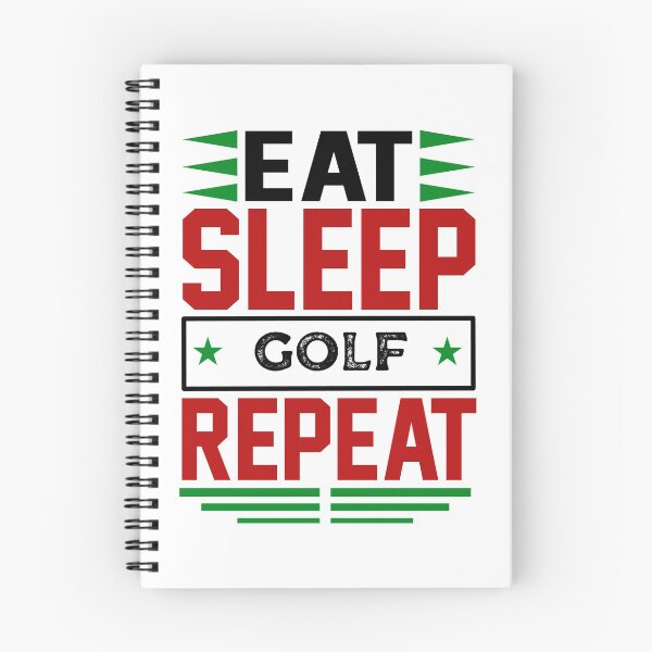 Item preview, Eat. Sleep. Golf. Repeat. (Light) designed and sold by the-krisney-way.