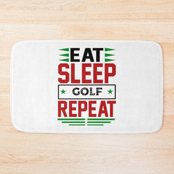 Item preview, Eat. Sleep. Golf. Repeat. (Light) designed and sold by the-krisney-way.