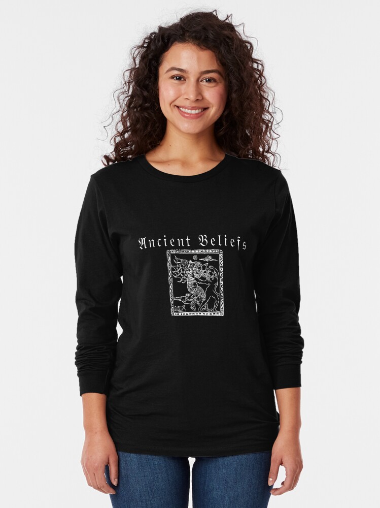Thumbnail 2 of 5, Long Sleeve T-Shirt, Ancient Beliefs webzine designed and sold by anathems.