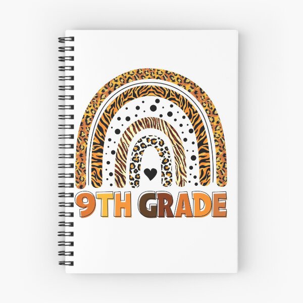 Item preview, 9th Grade Leopard Rainbow designed and sold by WaveOcean123.