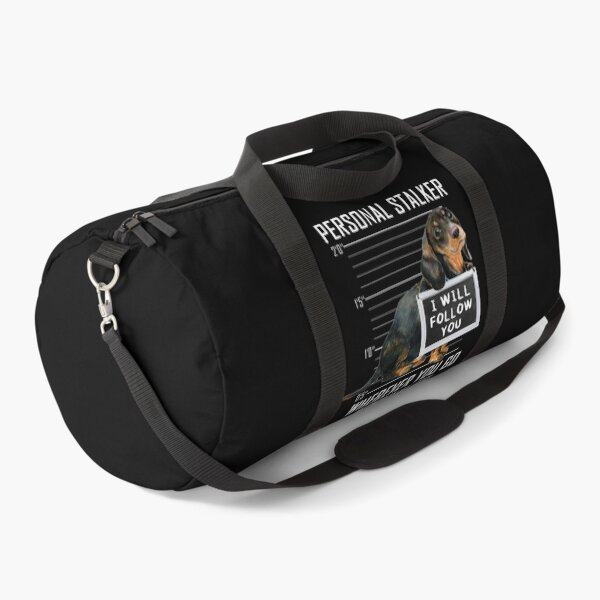 Item preview, Dachshund Dog Personal Stalker I Will Follow You Mugshot Jail designed and sold by theshirtinator.