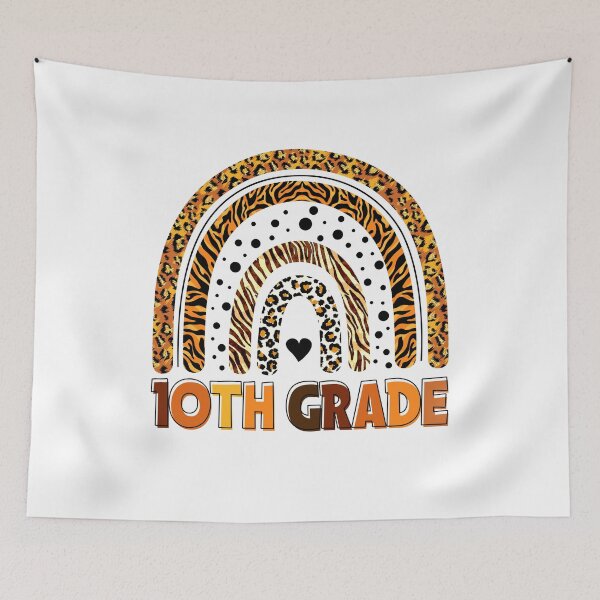Item preview, 10th Grade Leopard Rainbow designed and sold by WaveOcean123.