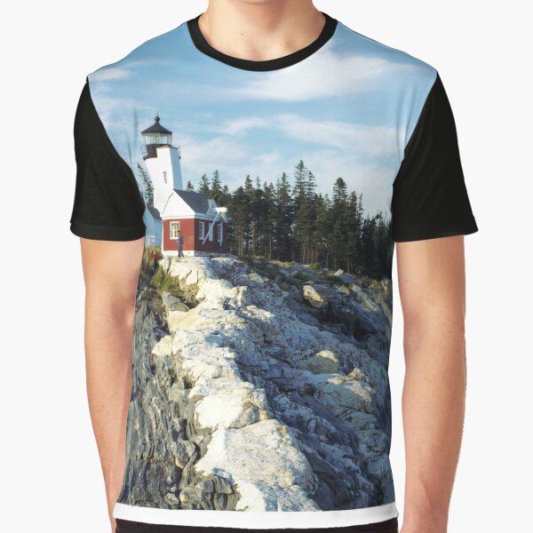 Pemaquid Point Lighthouse, Maine Graphic T-Shirt