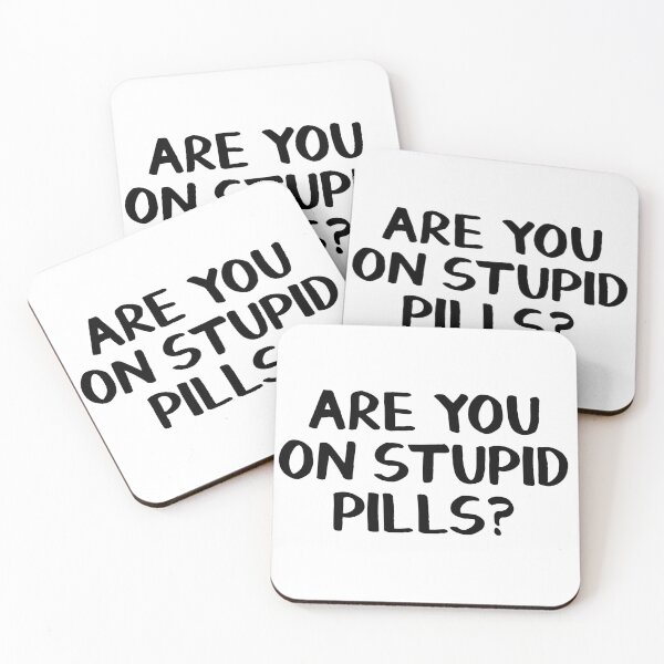 Item preview, Are you on stupid pills? designed and sold by allthetees.