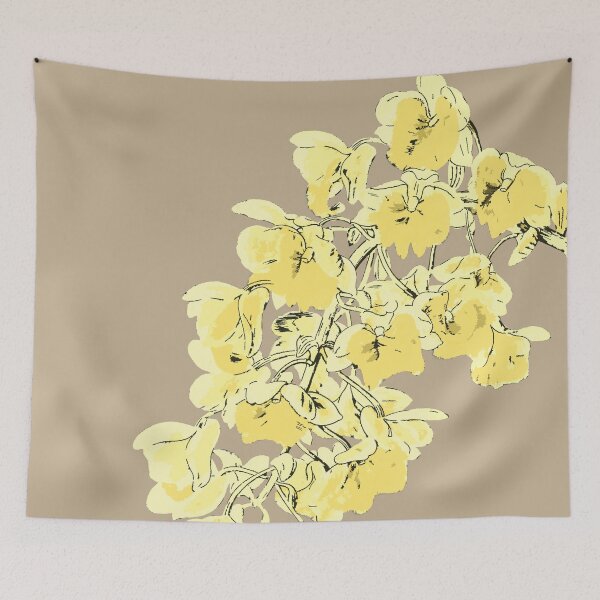 Item preview, Blooming Yellow Orchid Flower designed and sold by JoyforU.